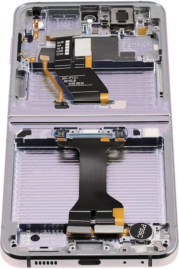 Inner Oled Assembly Frame Samsung Galaxy Z Flip 5 5g Us & International Service Pack Lavender