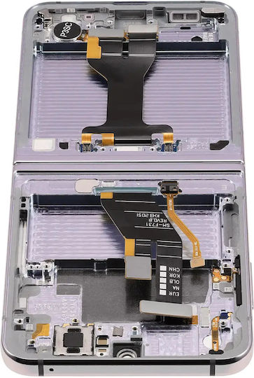 Inner Oled Assembly Frame Samsung Galaxy Z Flip 5 5g Us & International Service Pack Lavender