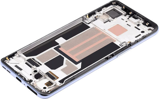 Asamblare OLED cu ramă OnePlus Nord 2 5G aftermarket Plus Gri Sierra