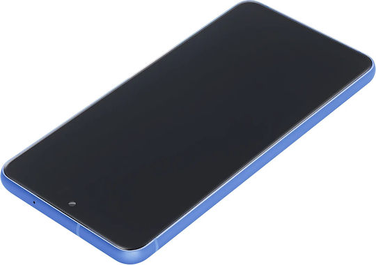 OLED Ersatzbildschirm für Mobiltelefone mit Rahmen Samsung Galaxy S21 FE 5G US & Internationale Version Nachbau Plus 120Hz Blau