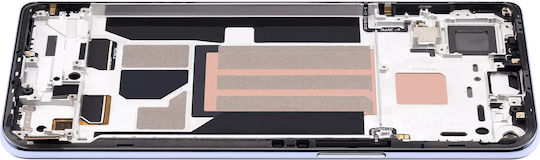 Asamblare OLED cu ramă OnePlus Nord 2 5G aftermarket Plus Gri Sierra