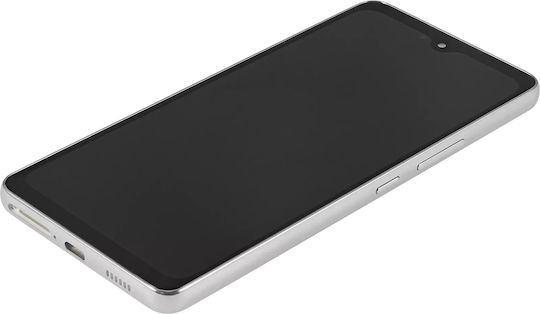 Ansamblu OLED cu ramă Samsung Galaxy A53 5g A536 2022 6.36" Aftermarket Plus Alb