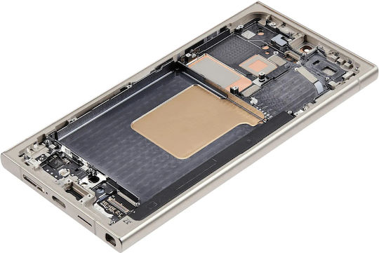 OLED Ersatzbildschirmrahmen Samsung Galaxy S24 Ultra Us & Internationale Version Aftermarket Plus Titan-Grau