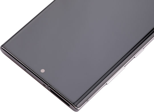 OLED Montage Rahmen Samsung Galaxy Note 10 Plus 5G Aftermarket Plus Aura Glow Silber