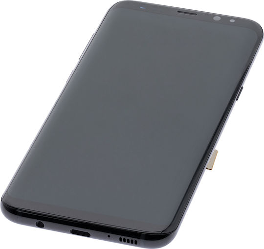 Oled Assembly Frame Samsung Galaxy S8 Plus Aftermarket Plus Midnight Black