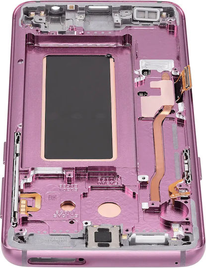 OLED сглобка рамка Samsung Galaxy S9 aftermarket plus лилав пурпурен