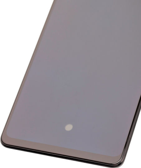 OLED Ersatzbildschirm mit Rahmen Samsung Galaxy A42 5G A426 2020 Service Pack Prism Dot Schwarz