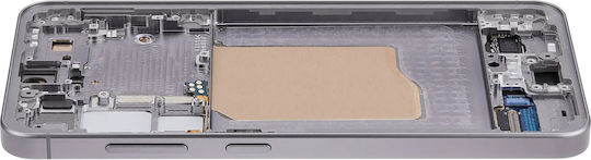 OLED Montage Rahmen Samsung Galaxy S25 5G Silber Shadow