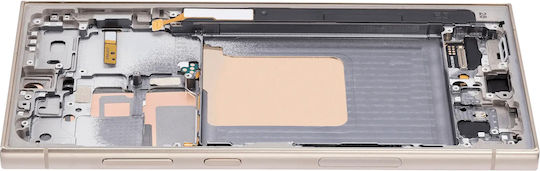 Oled Assembly Frame Samsung Galaxy S24 Ultra Us & International Version Aftermarket Pro 120hz Titanium Yellow