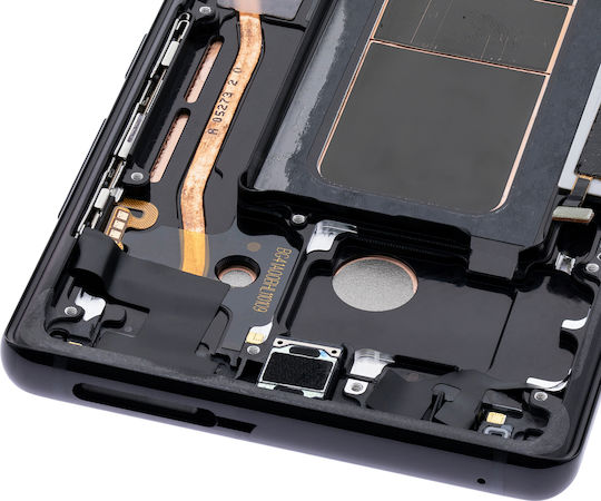 Oled Assembly cu ramă Samsung Galaxy Note 8 Service Pack Negru Midnight