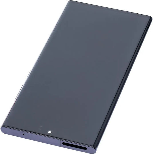 OLED модул с рамка Samsung Galaxy Note 20 Ultra 5g Service Pack Mystic Black