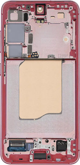 Oled Assembly Rahmen Samsung Galaxy S25 5G Us & International Aftermarket Plus Korallenrot