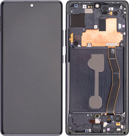 Oled Assembly Frame Samsung Galaxy S10 Lite Service Pack Prism Black