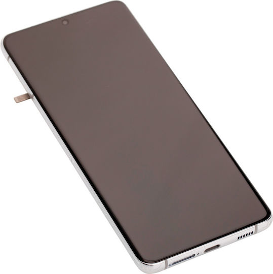 Oled Assembly Frame Samsung Galaxy S21 Ultra 5g Service Pack Phantom Silver