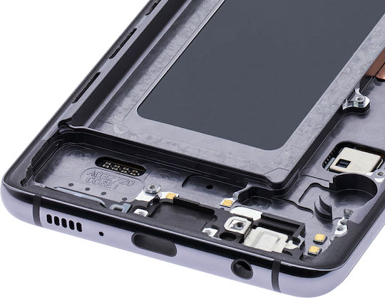 Oled Assembly cu ramă Samsung Galaxy S10 Service Pack Prism Ceramic Negru