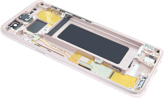 Ansamblu LCD cu ramă Samsung Galaxy S8 Service Pack roz