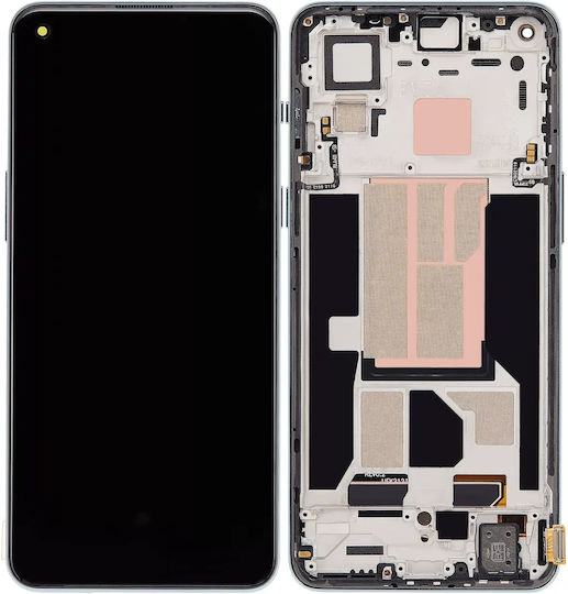 Oled Assembly Frame Oneplus Nord 2 5g Aftermarket Plus Blue Haze