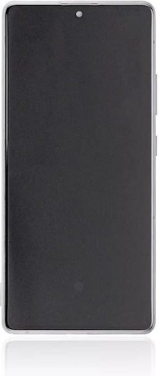 OLED Montage Rahmen Samsung Galaxy A71 5G A716U 2020 Service Pack Prism Cube Schwarz