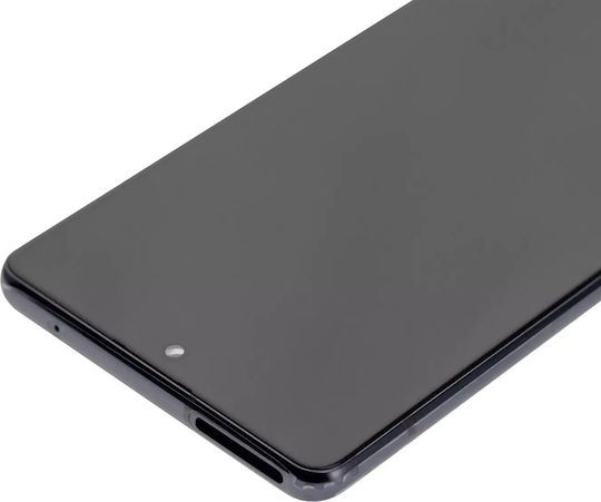 OLED Montage Rahmen Samsung Galaxy A71 5G A716U 2020 Service Pack Prism Cube Schwarz