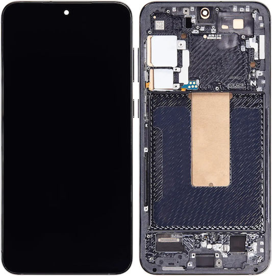 Oled Assembly Frame Samsung Galaxy S23 Plus Us & International Aftermarket Plus 120hz Phantom Black