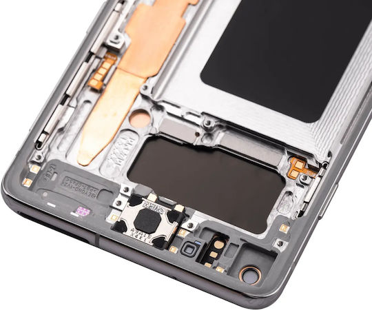 Asamblare OLED cu ramă Samsung Galaxy S10 aftermarket Plus Prism Alb