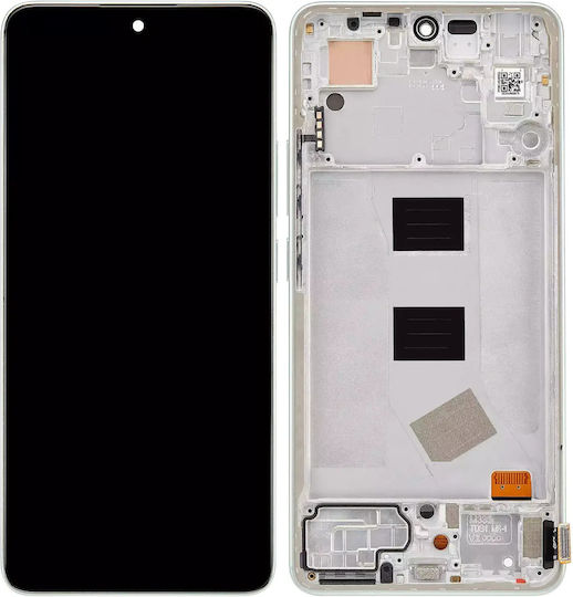 LCD Ersatzbildschirm mit Rahmen Xiaomi Redmi Note 13 4G Aftermarket Incell Mint Grün
