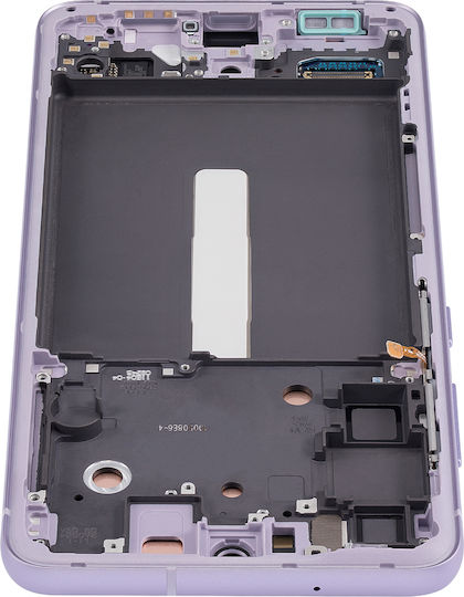 Oled Asamblare Cu Ramă Samsung Galaxy S21 Fe 5g Versiunea US și Internațională Service Pack Lavandă