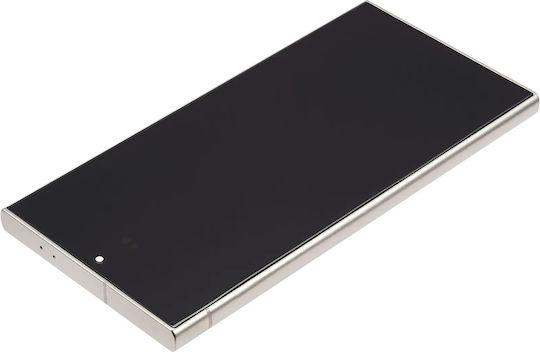 Ansamblu OLED cu ramă Samsung Galaxy S24 Ultra versiunea US și internațională aftermarket Plus 120hz Gri Titan