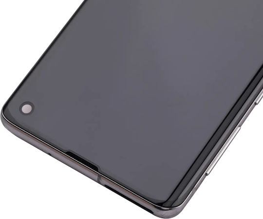 Asamblare OLED cu ramă Samsung Galaxy S10 aftermarket Plus Prism Alb