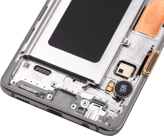 Asamblare OLED cu ramă Samsung Galaxy S10 aftermarket Plus Prism Alb