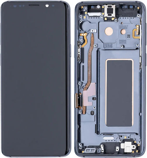 Oled Assembly Frame Samsung Galaxy S9 Aftermarket Plus Titanium Gray