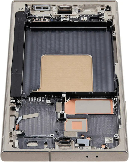 Ansamblu OLED cu ramă Samsung Galaxy S24 Ultra versiunea US și internațională aftermarket Plus 120hz Gri Titan