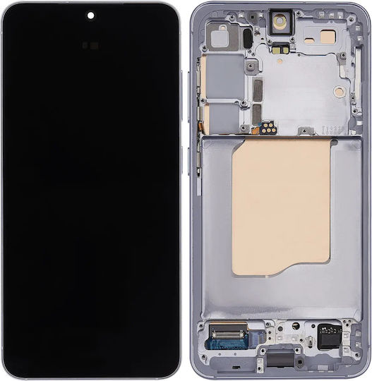 Oled Asamblare Cu Ramă Samsung Galaxy S25 5g US și Internațional Aftermarket Plus Albastru Gheață