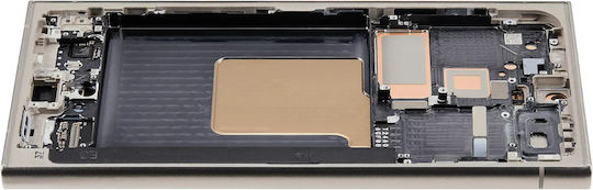 Ansamblu OLED cu ramă Samsung Galaxy S24 Ultra versiunea US și internațională aftermarket Plus 120hz Gri Titan