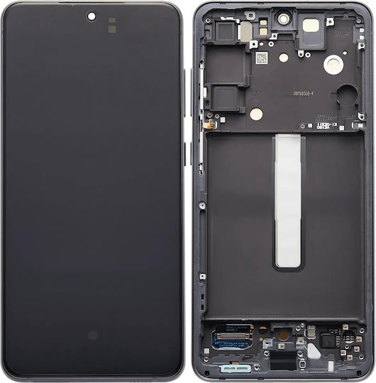OLED комплект рамка Samsung Galaxy S21 FE 5G US и International Version Aftermarket Plus 120Hz графитен