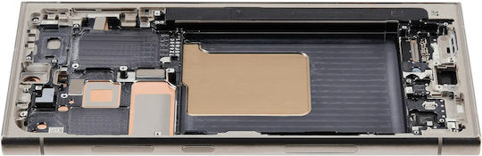 Ansamblu OLED cu ramă Samsung Galaxy S24 Ultra versiunea US și internațională aftermarket Plus 120hz Gri Titan