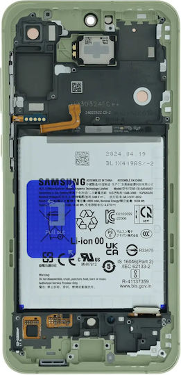 Oled Assembly Frame Samsung Galaxy A55 A556 2024 Service Pack Lemon