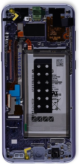 Oled Assembly Frame Samsung Galaxy S8 Plus Service Pack Gray Violet