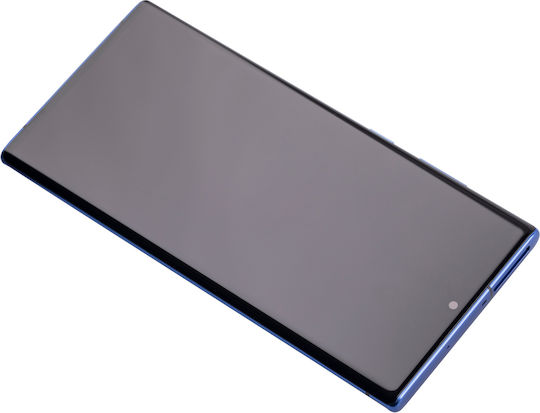 OLED Асембли Рамка Samsung Galaxy Note 10 Plus 5G Aftermarket Plus Син
