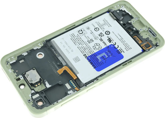 Oled Assembly Frame Samsung Galaxy A55 A556 2024 Service Pack Lemon