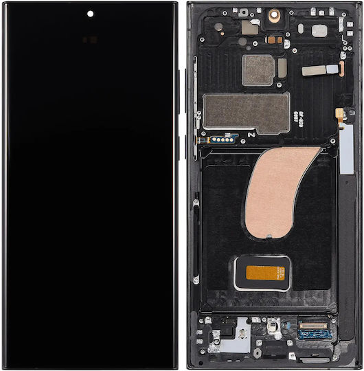 Oled Assembly Frame Samsung Galaxy S23 Ultra Us & International Aftermarket Plus 120hz Graphite