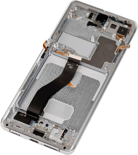 Oled Asamblare cu ramă Samsung Galaxy S21 Ultra 5g Aftermarket Plus 120hz Argintiu Fantomă