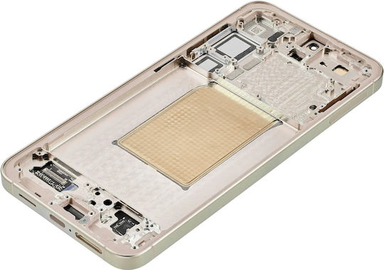 OLED Асембли Рамка Samsung Galaxy S25 Plus 5G US & International Version Service Pack Розово Злато