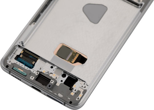 Oled Assembly Frame Samsung Galaxy S21 Plus 5g Aftermarket Plus Phantom Silver