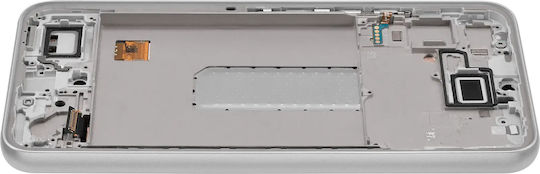 Oled Assembly Frame Compatible Samsung Galaxy A34 5g A346 2023 Service Pack Silver