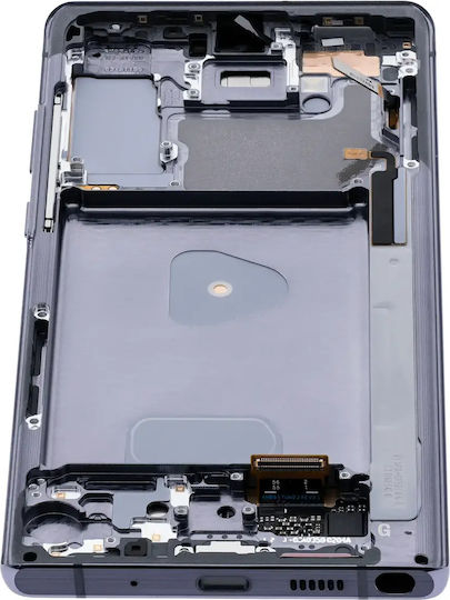 OLED модул с рамка Samsung Galaxy Note 20 5G Aftermarket Plus Mystic Gray