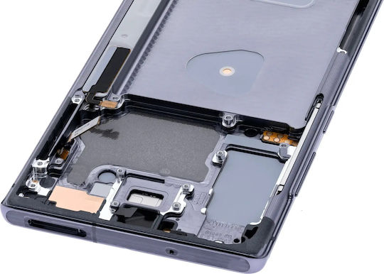 OLED модул с рамка Samsung Galaxy Note 20 5G Aftermarket Plus Mystic Gray