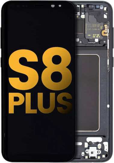 Oled Assembly Frame Samsung Galaxy S8 Plus Service Pack Midnight Black
