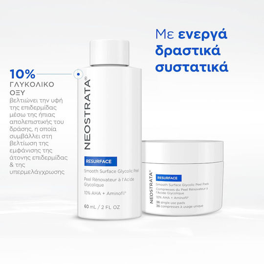 Neostrata Resurface Smooth Surface Daily Пилинг Кърпички За Лице 36 Бройки