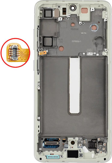 Oled Asamblare Cadru Samsung Galaxy S21 Fe 5g Versiunea US și Internațională Aftermarket Plus 120hz Verde Măsliniu